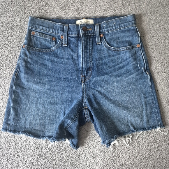 Madewell High-Rise Jean Shorts - Picture 1 of 8